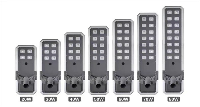 all in one solar street light