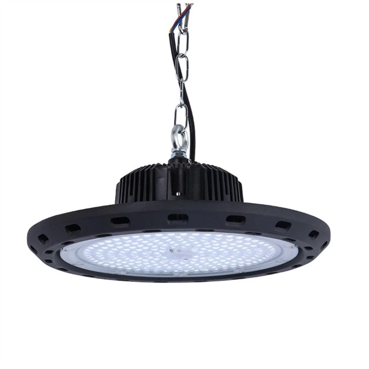 High Bright Ip65 Ufo Led High Bay 120lm/w Nature Light Light Fixture 100watt 150w 200w